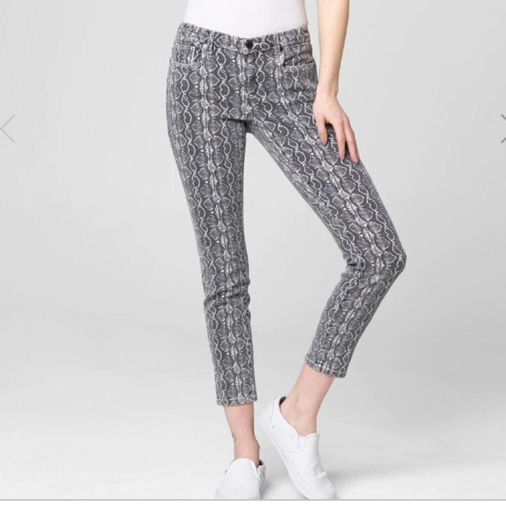 NWT BEW BLANK NYC The Reade Crop Pant in Snake Along Size 30